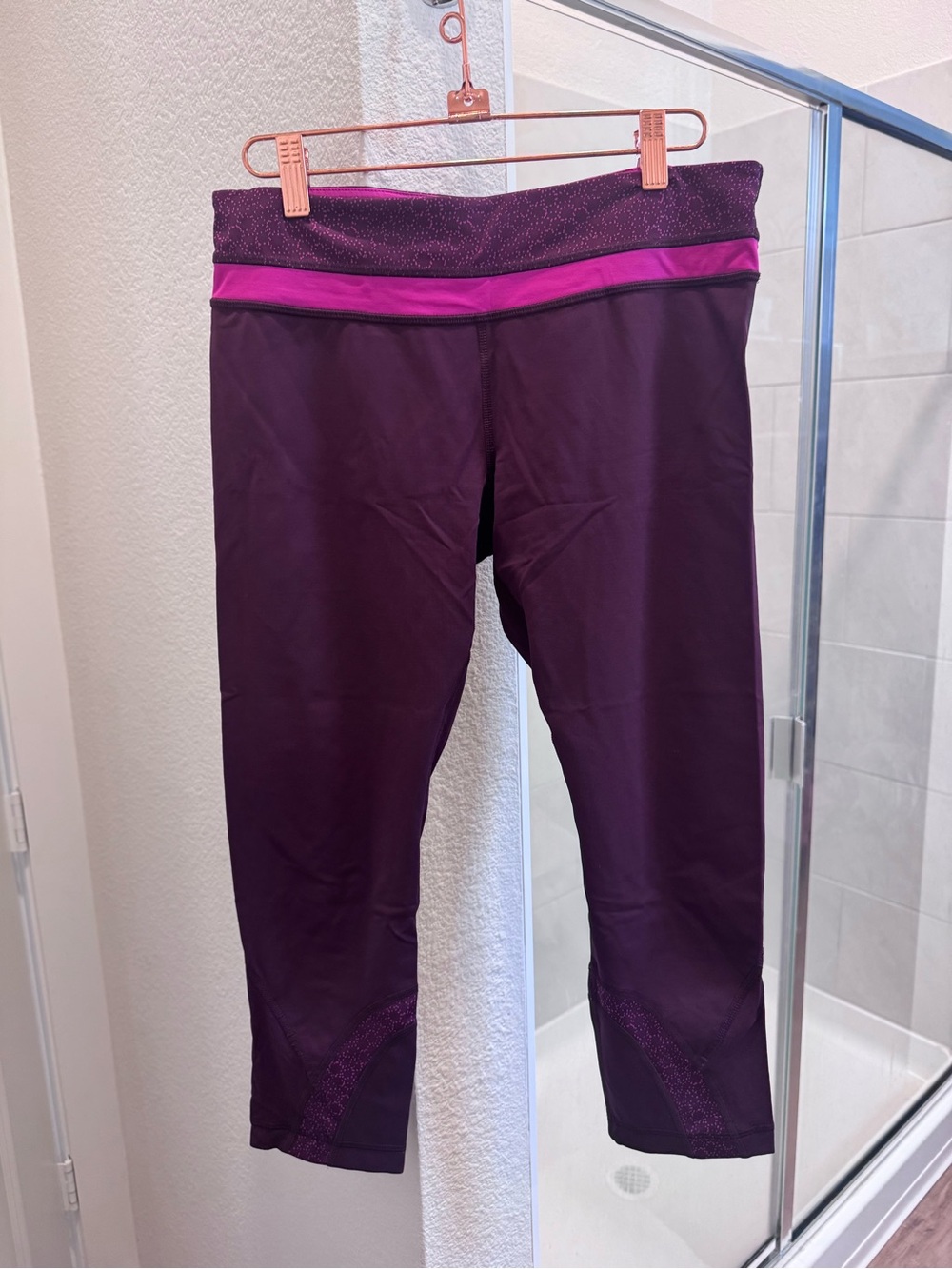 Lulu lemon Purple Active Capri Leggings